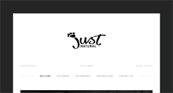Desktop Screenshot of just-natural.co.uk